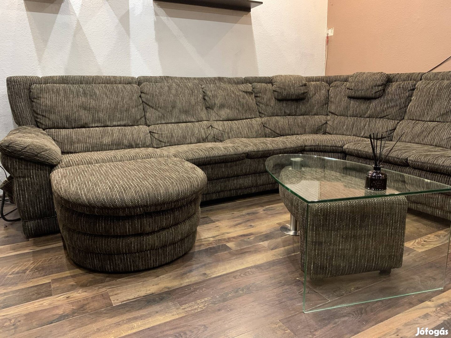 Elektromos óriás sarok kanapé