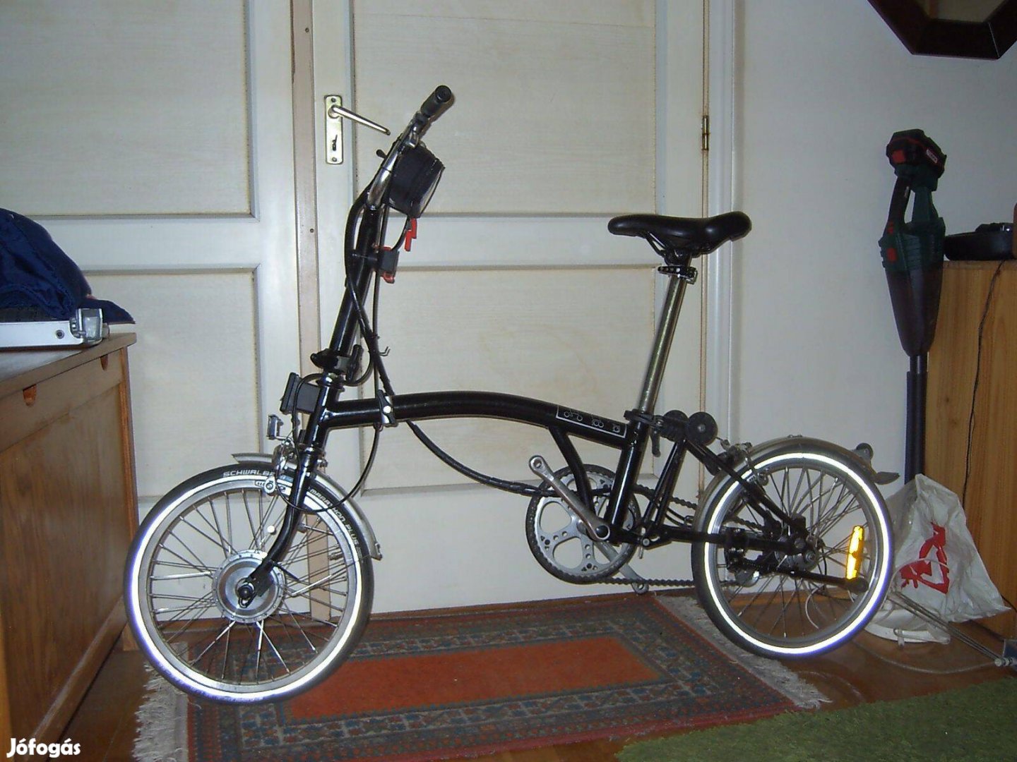 Elektromos összecsukható kerékpár, brompton, folding, pedelec