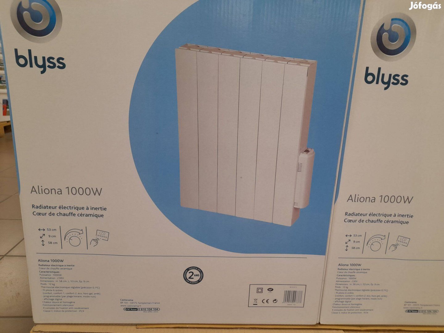 Elektromos radiátor Új