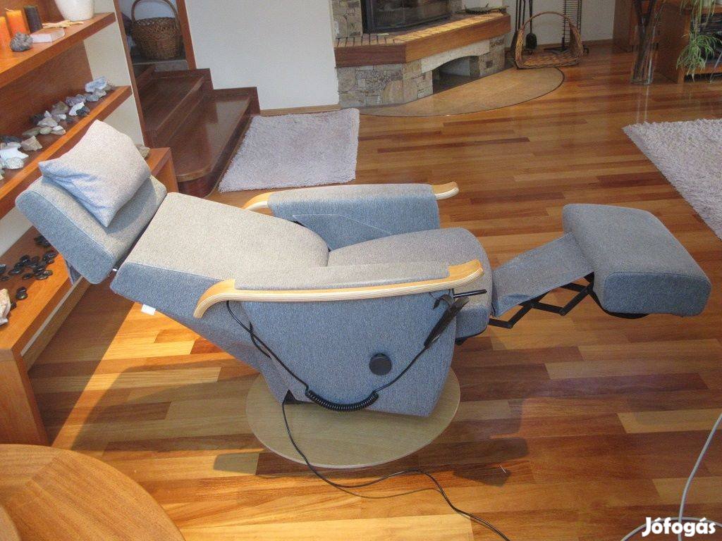 Elektromos relax felállást felállás segítő körbeforgós forgó fotel