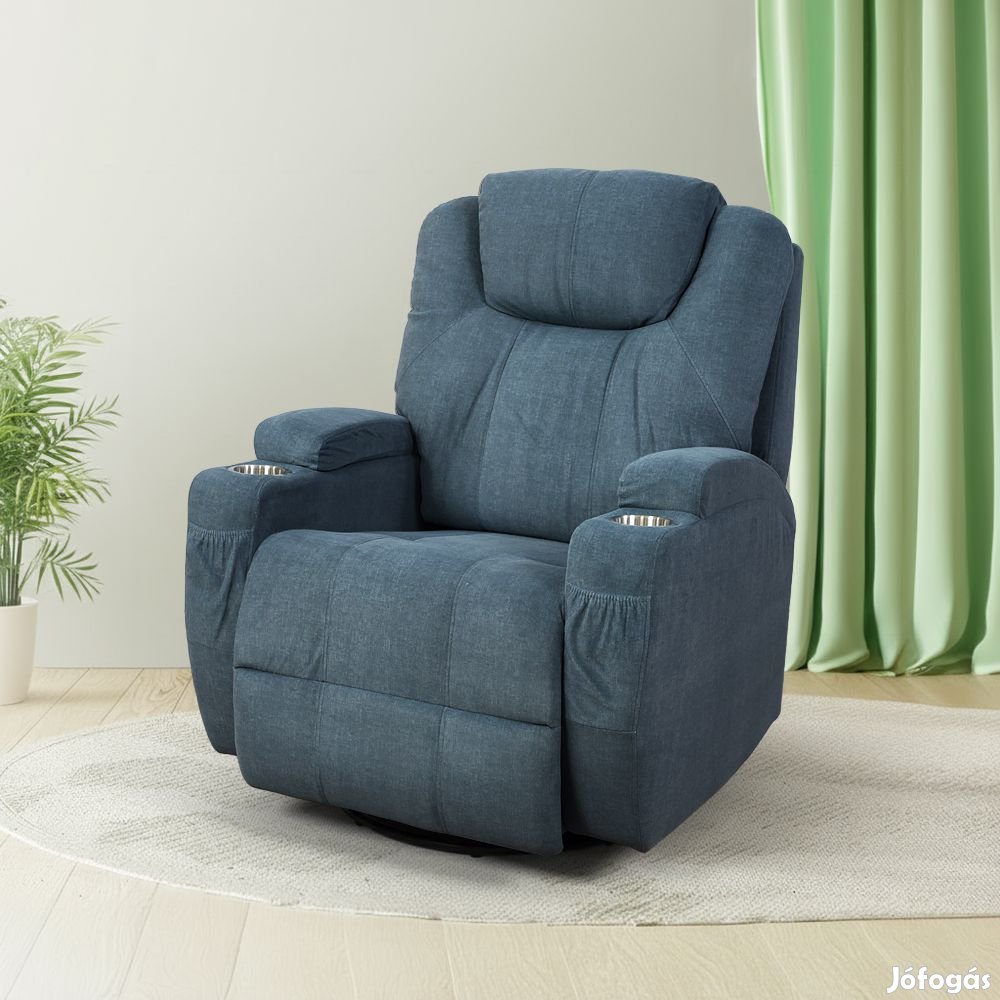 Elektromos relax fotelágy 8 pontos masszázs magyar nyelvű