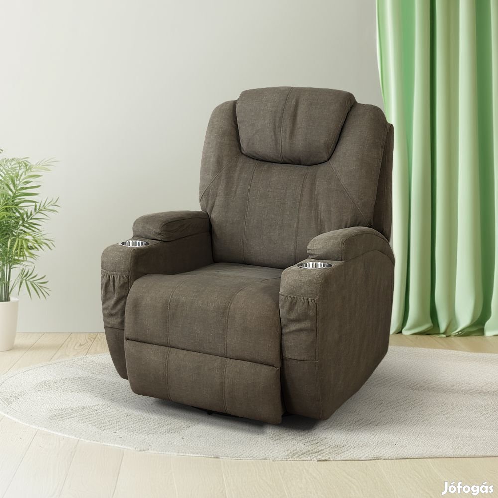 Elektromos relax fotelágy 8 pontos masszázs magyar nyelvű