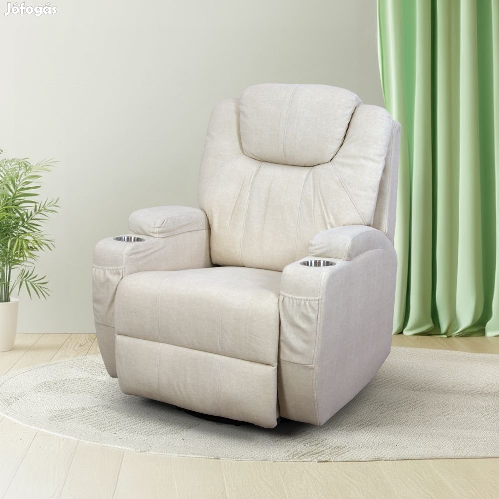 Elektromos relax fotelágy 8 pontos masszázs magyar nyelvű