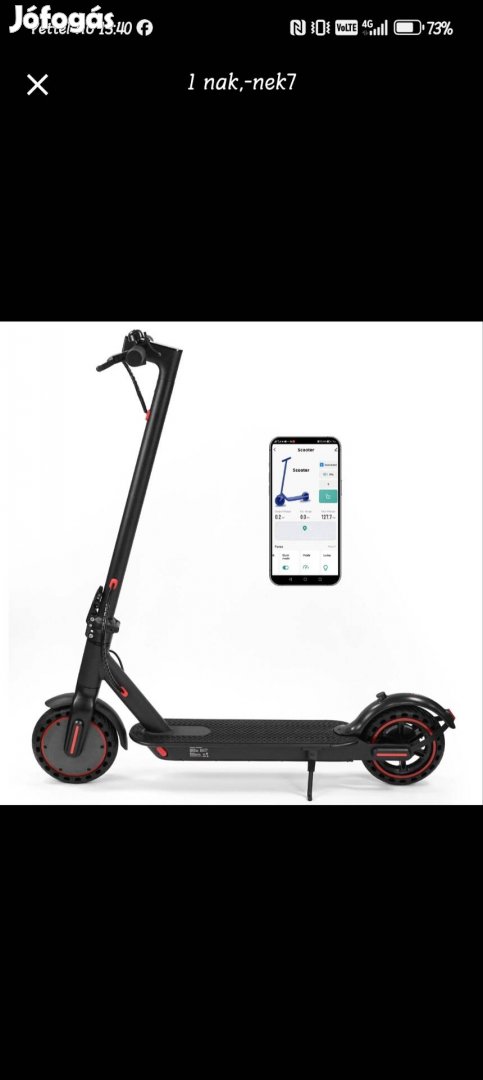 Elektromos roller, 350w