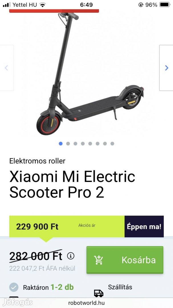 Elektromos roller 