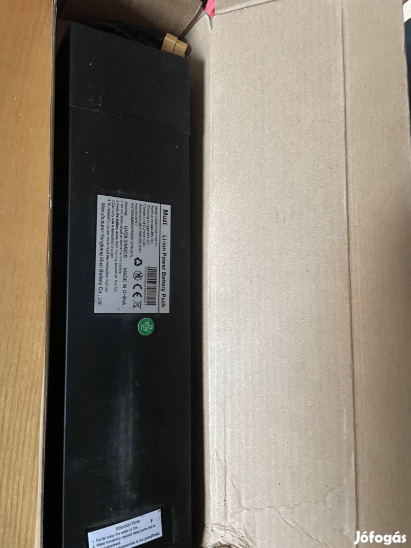 Elektromos roller uj akkumulator 7,8ah