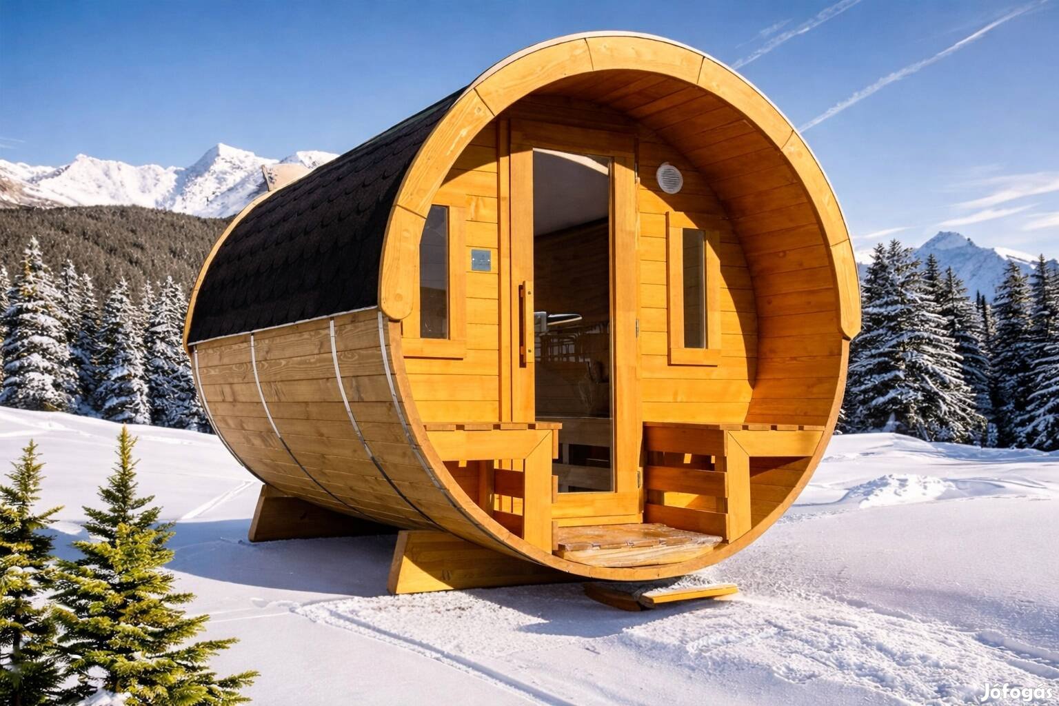 Elektromos szauna 4-6 személyes. kerti bútor