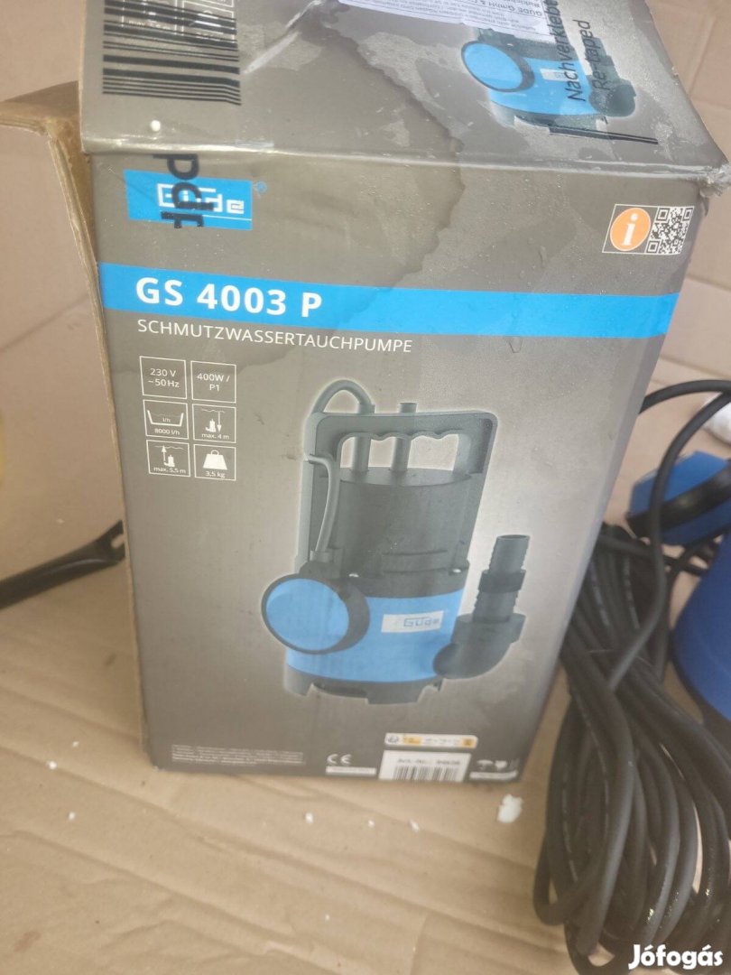 Elektromos szennyvízszivattyú Güde GS 4003 P