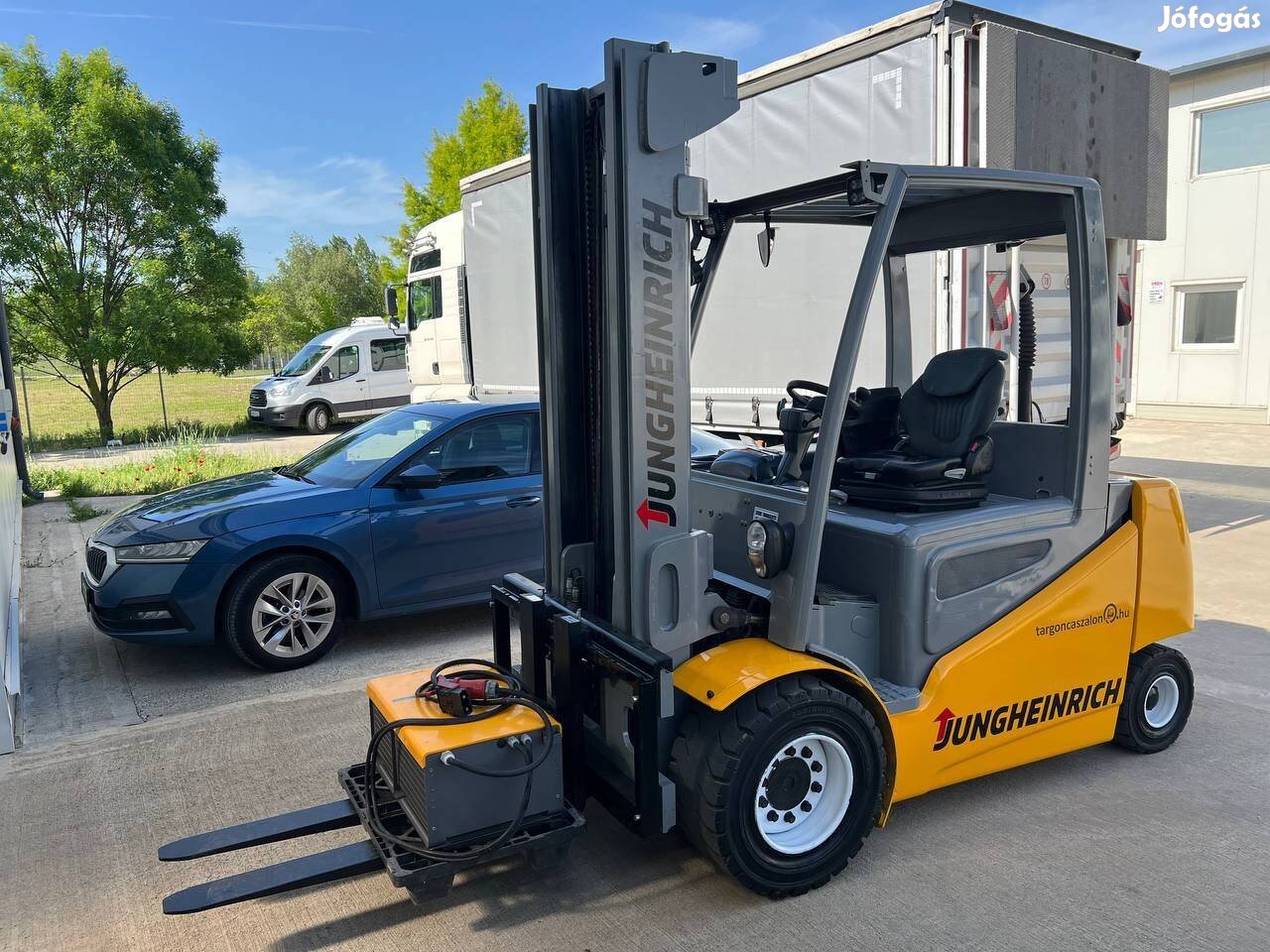 Elektromos targonca Jungheinrich EFG 540 4 t teherbírás 3.5 m emelés