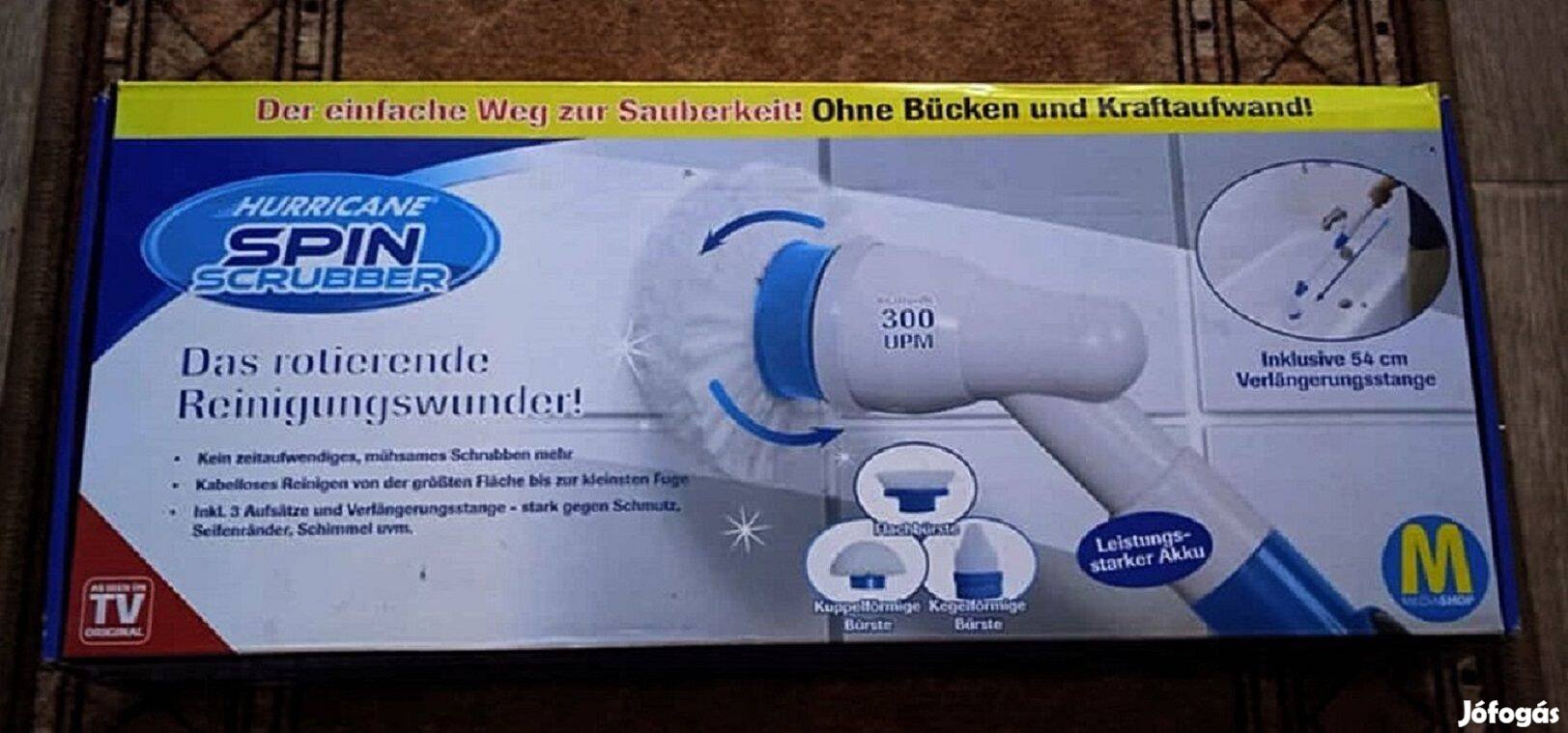 Elektromos tisztítókefe Hurricane Spin Scrubber
