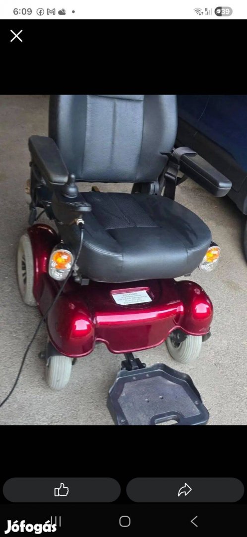 Elektromos utcai kerekesszék