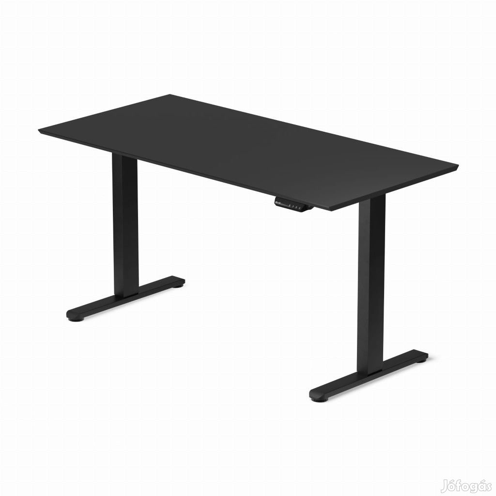 Elektromosan állítható magasságú íróasztal 138x67cm fekete