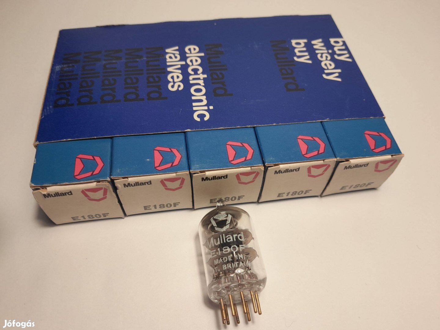 Elektroncső 2 féle gyártmány Mullard, Philips