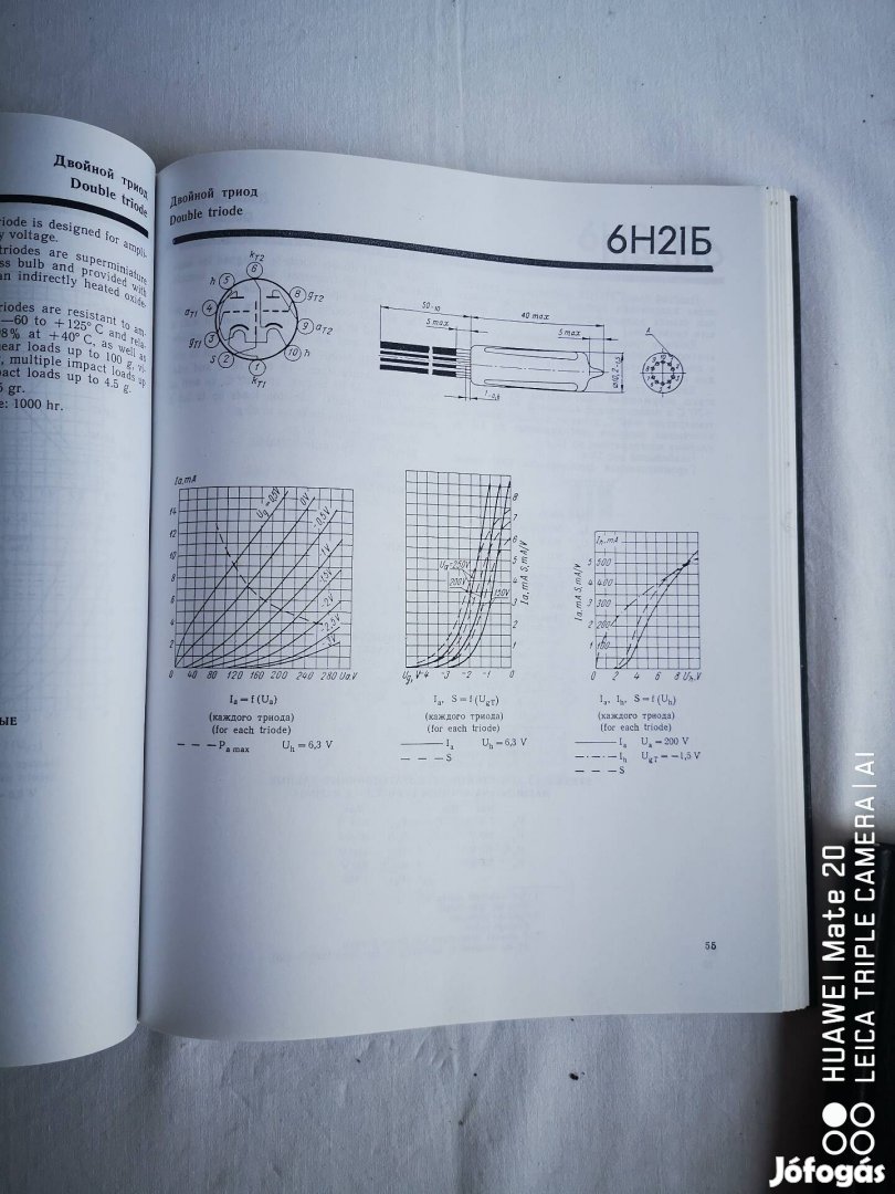 Elektroncső katalógus, katalógusok, 2db cső katalógus! 