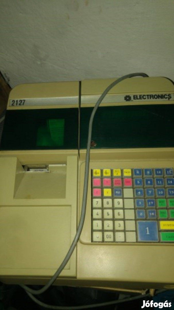 Elektronics 2127 pénztárgép hibás