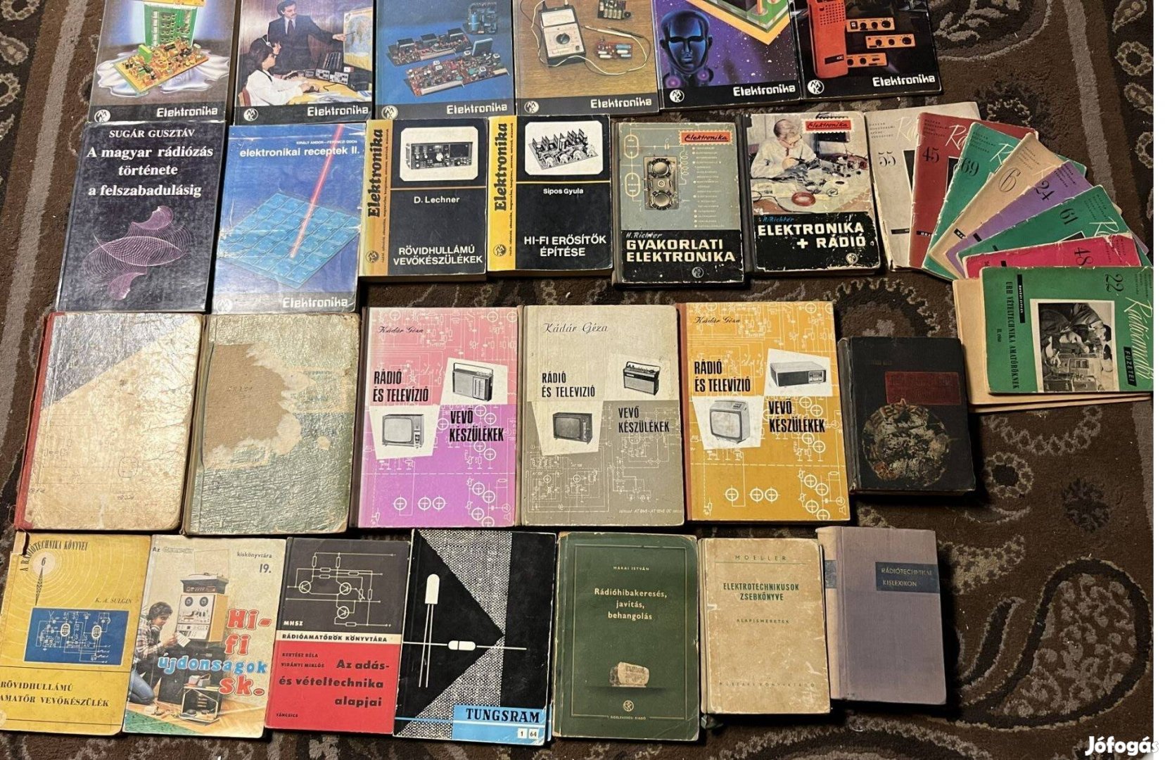 Elektronika szervízkönyv műszaki tankönyvek retro sorozat