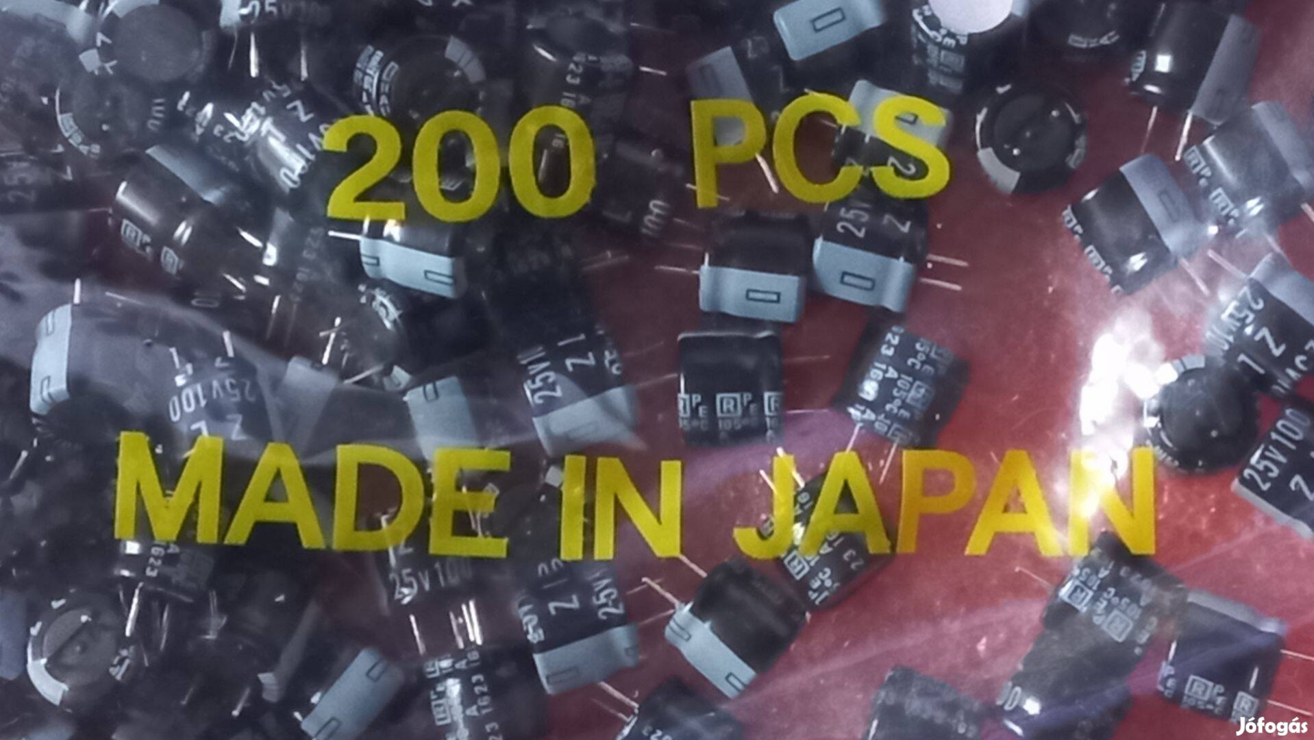 Elektronikai alkatrész 200db 100uF 25V Lesr elko