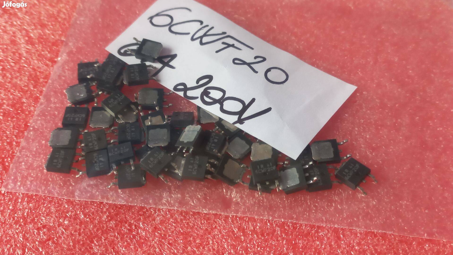 Elektronikai alkatrész 46db 200V 6A SMD dióda