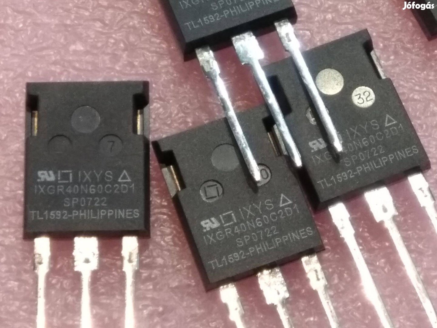 Elektronikai alkatrész Ixis Ixgr40N60C2D1 IGBT 56A 600V