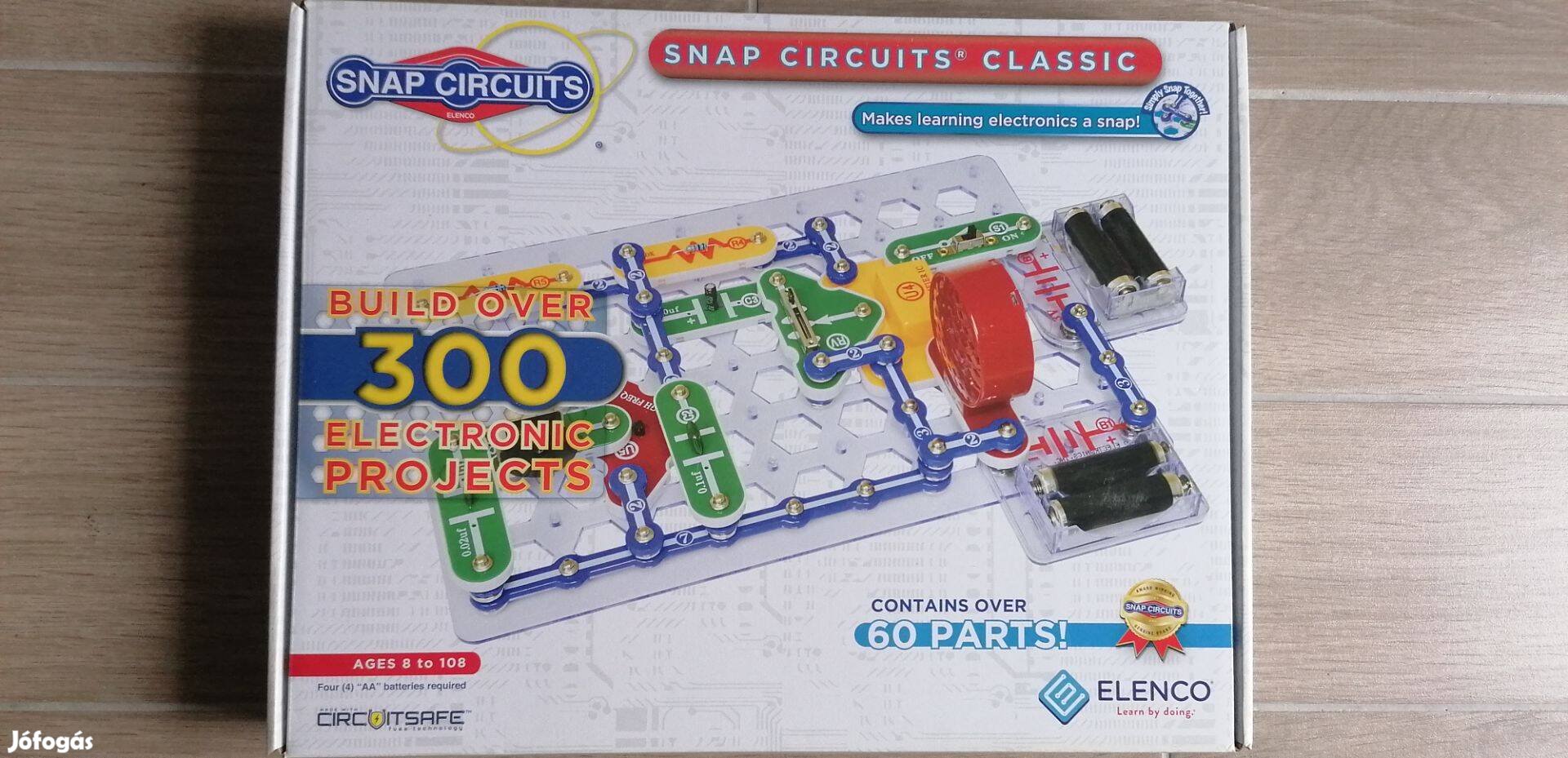 Elektronikai fejlesztő játék 300 projekt (Snap Circuits Classic SC300)