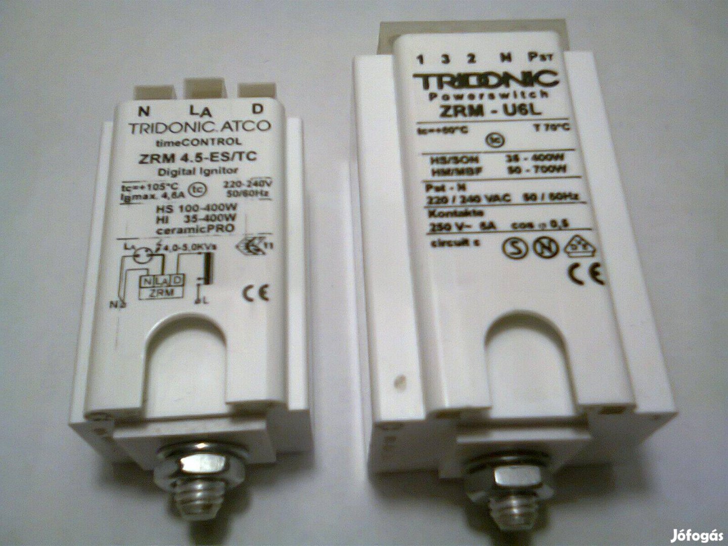 Elektronikus digital ignitor Tridonic ATCO Zrm 4,5-Es/TC