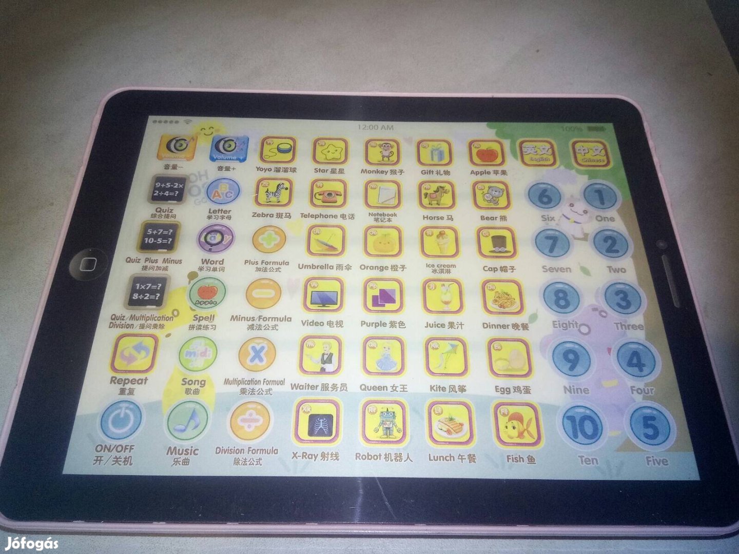 Elemes jatek tablet gyerekeknek