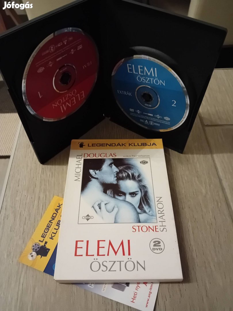 Elemi ösztön dvd (Legendák klubja kiadású ritkaság! )