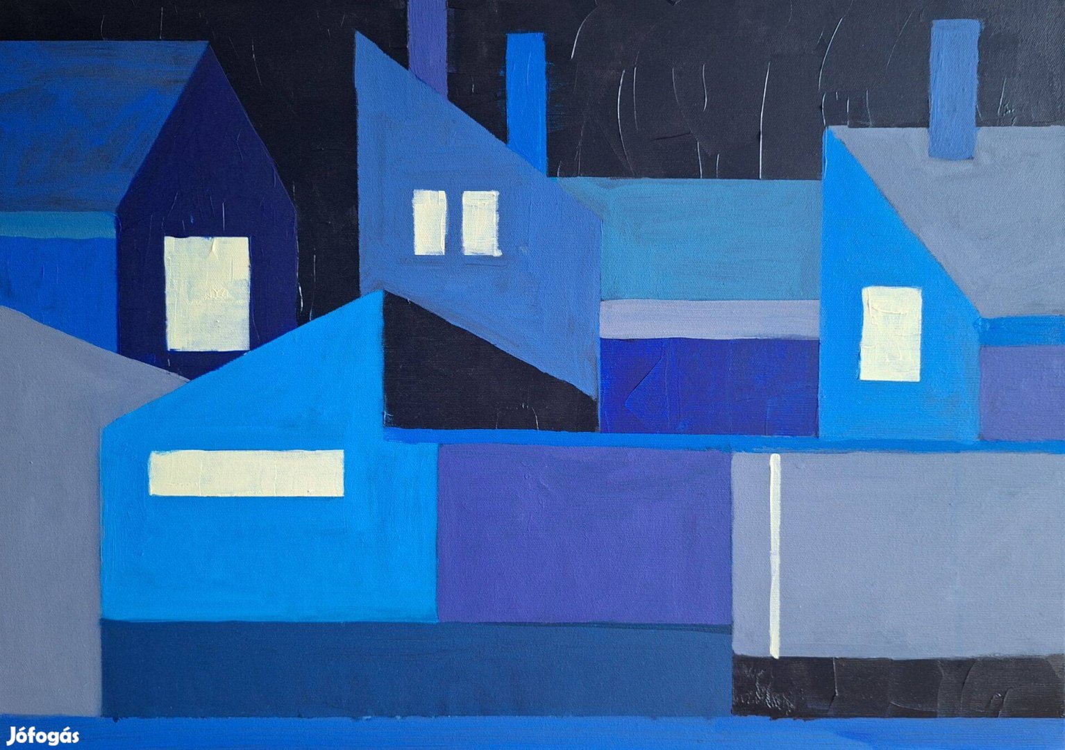 Éles Bulcsú - Jó éjszakát! I. 2025, akril, vászon, 5070 cm