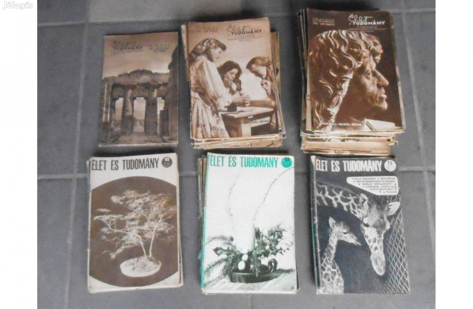 Élet és Tudomány gyűjtemény 1957-1984. 526 db