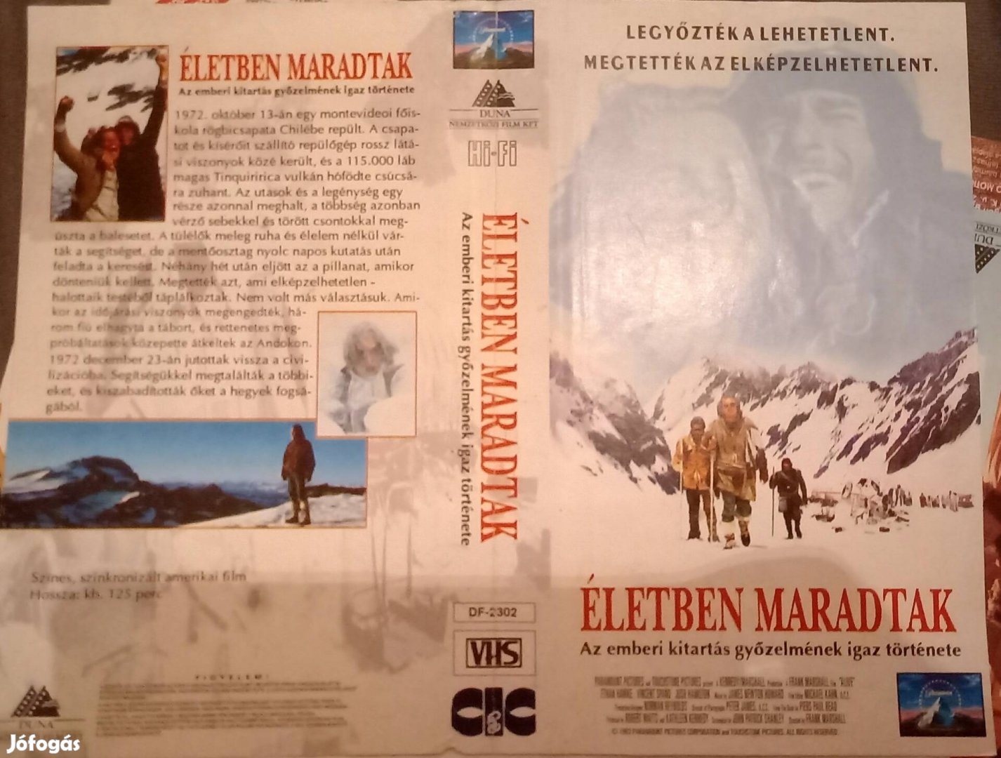 Életben maradtak - katasztrófa vhs 