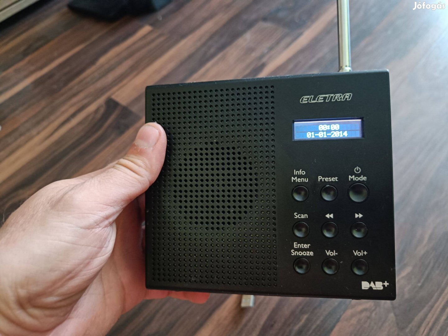 Eletra Voice Fm DAB rádió fekete