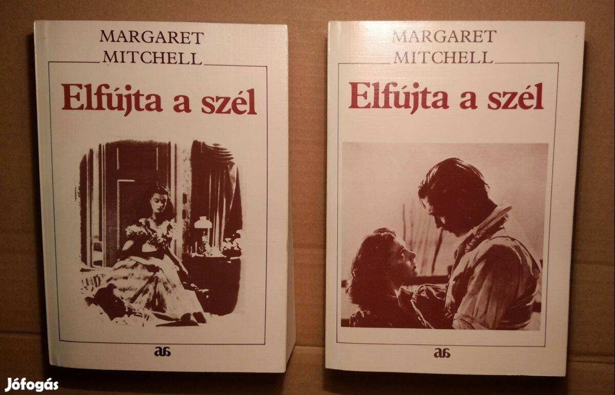 Elfújta a Szél I-II. (Margaret Mitchell) 1986 (foltmentes) 10kép+tarta