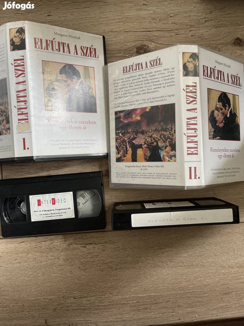 Elfújta a szél 1-2 vhs intervideo 