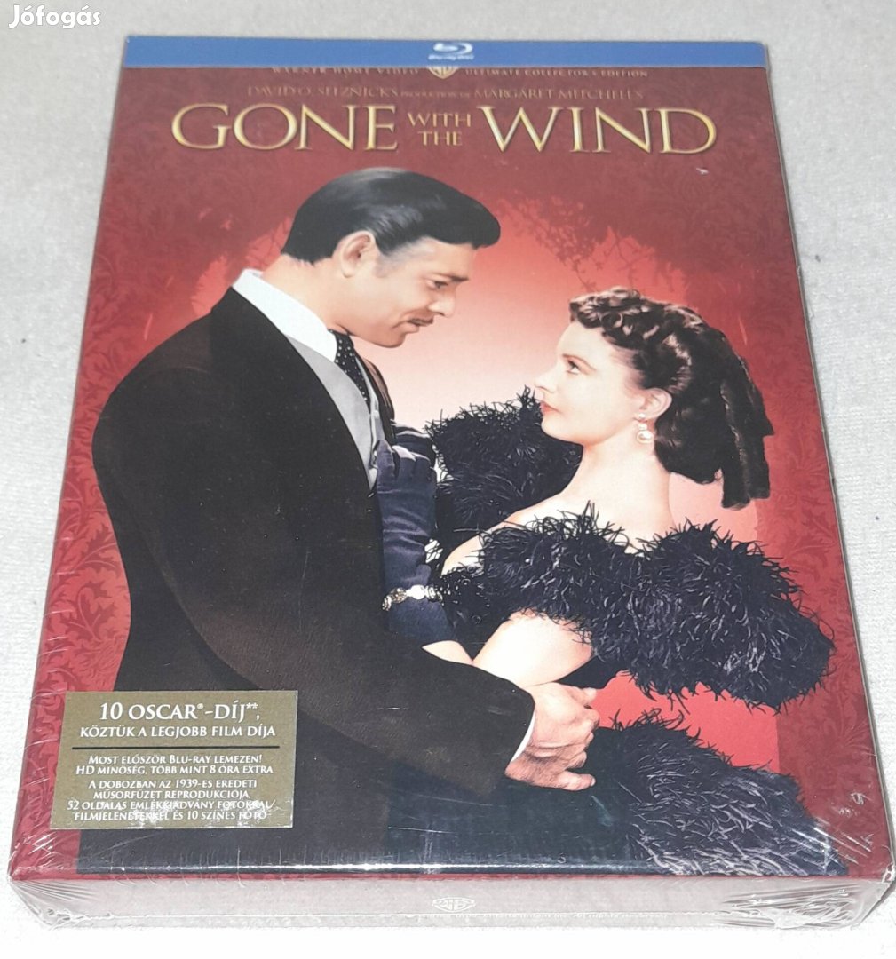 Elfújta a szél Bontatlan 2 lemezes Gyűjtői Kiadású Blu-ray 