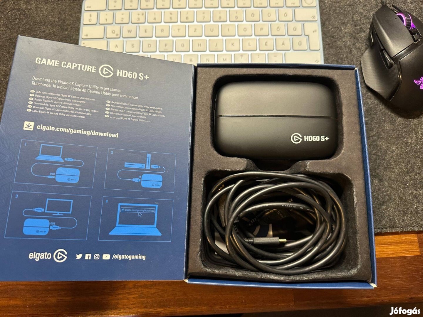 Elgato Game Capture HD60 S+ felvevő