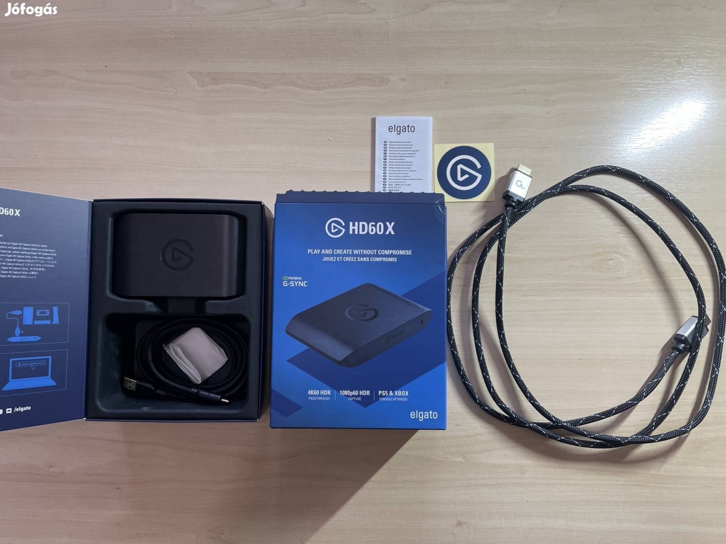 Elgato HD60X + Ajándék HDMI kábel