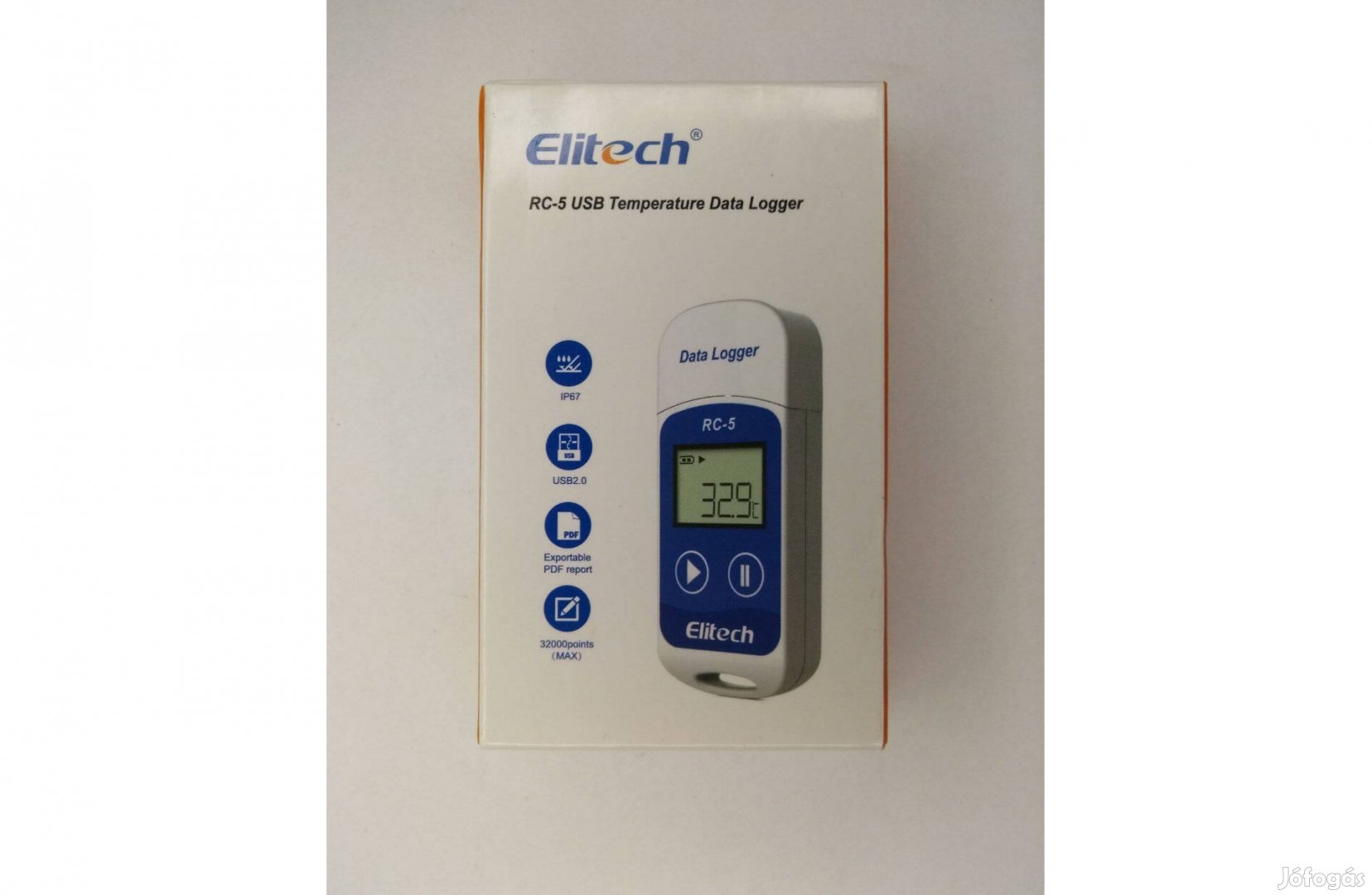 Elitech RC-5 Hőmérséklet monitorozó adat gyűjtő hőmérő