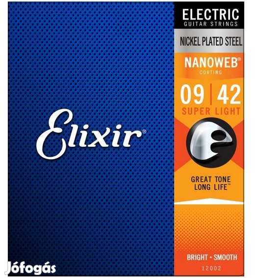 Elixir 12002 Elektromos Gitárhúr készlet  09/42  (5382)