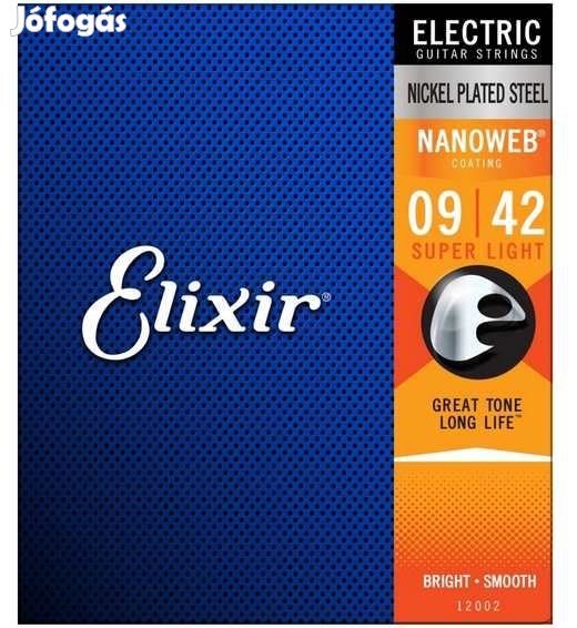 Elixir 12002 Elektromos Gitárhúr készlet  09/42  (5382)