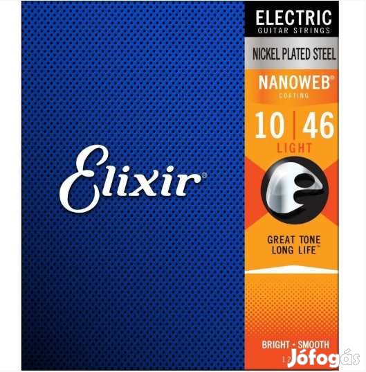 Elixir 12052 Elektromos Gitárhúrkészlet 10/46  (4847)