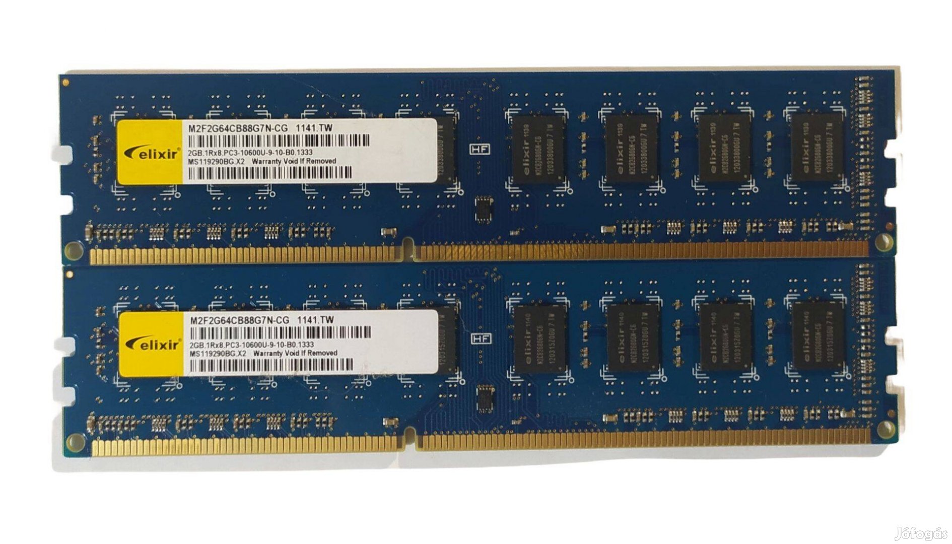 Elixir 4GB (2x2GB) DDR3 1333MHz cl9 memória
