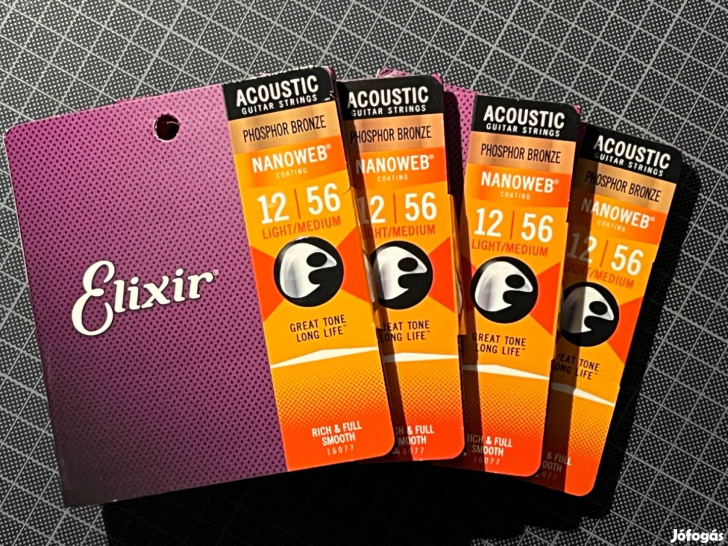 Elixir Acoustic - Phosphor Bronze 12/56 - 4 csomag(!)