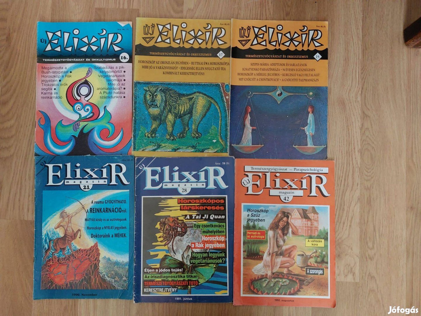 Elixír magazinok 1990, 1991, 1992