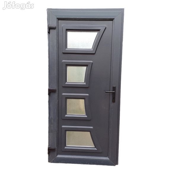 Eliza - Antracit- Műanyag Bejárati ajtó 98x208