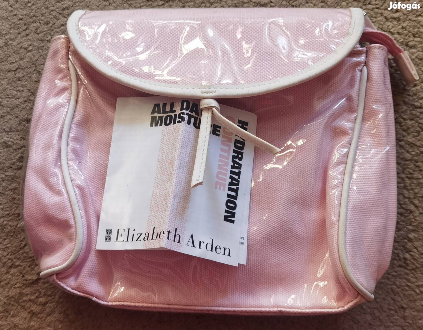 Elizabeth Arden eredeti új címkés rózsaszín vízhatlan neszeszer 