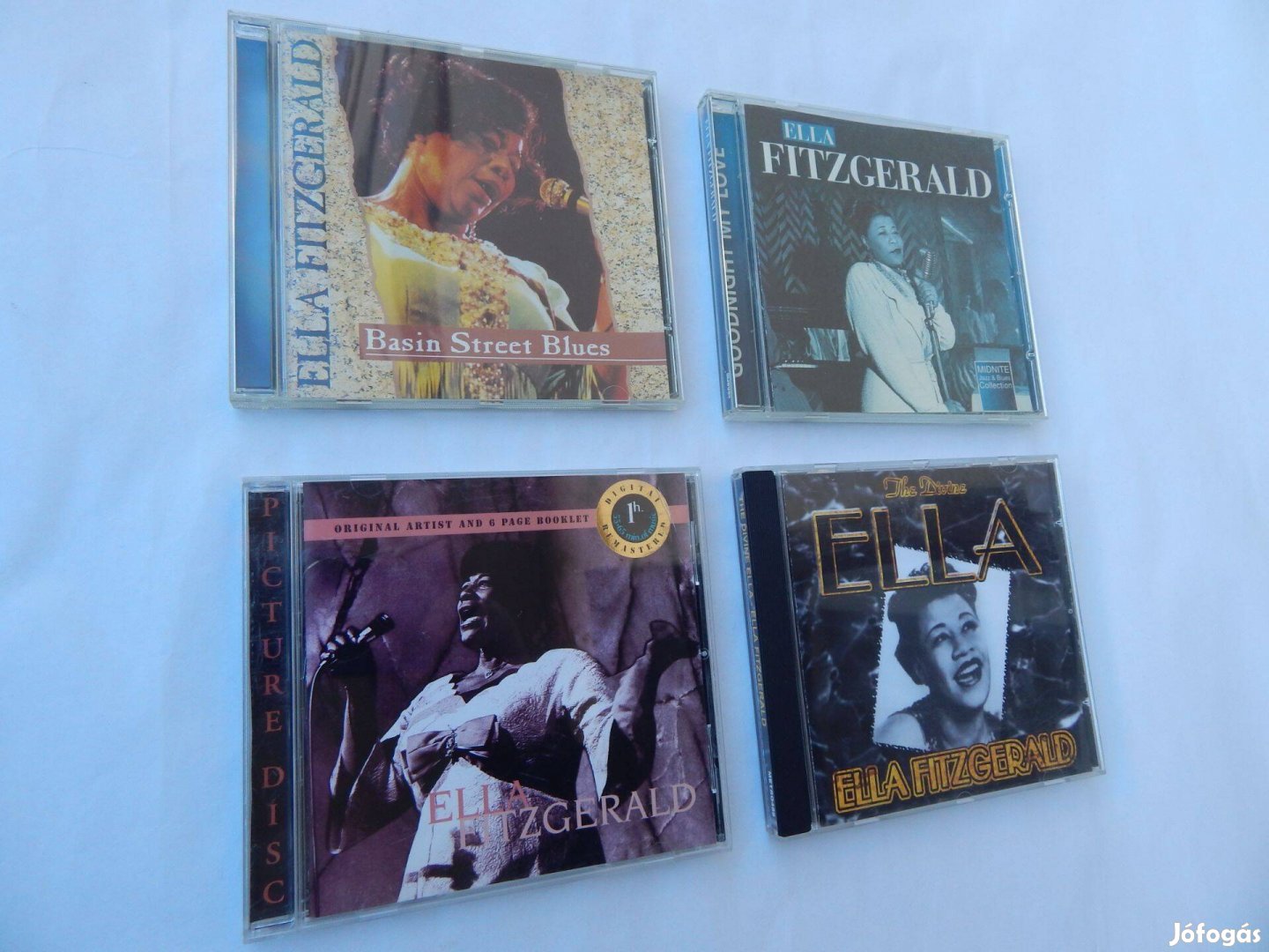 Ella Fitzgerald Műsoros Audió CD-k 4-es szettben Eredeti
