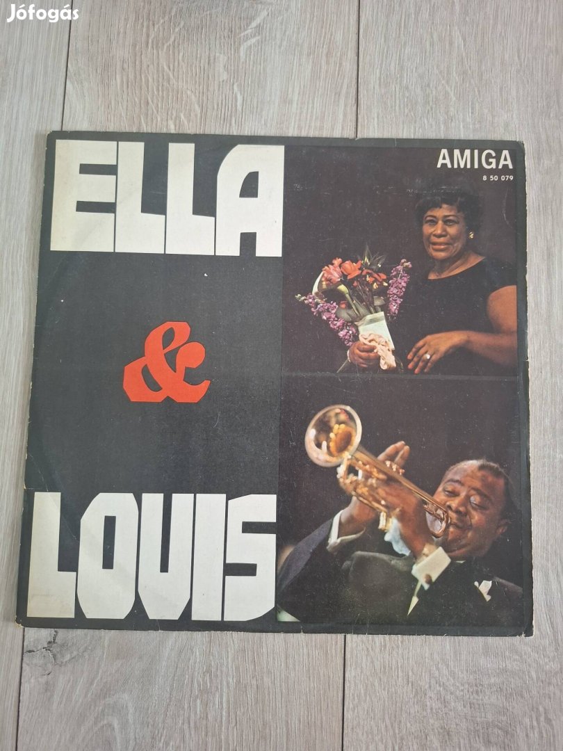 Ella Fitzgerald Louis Amstrong bakelit lemez