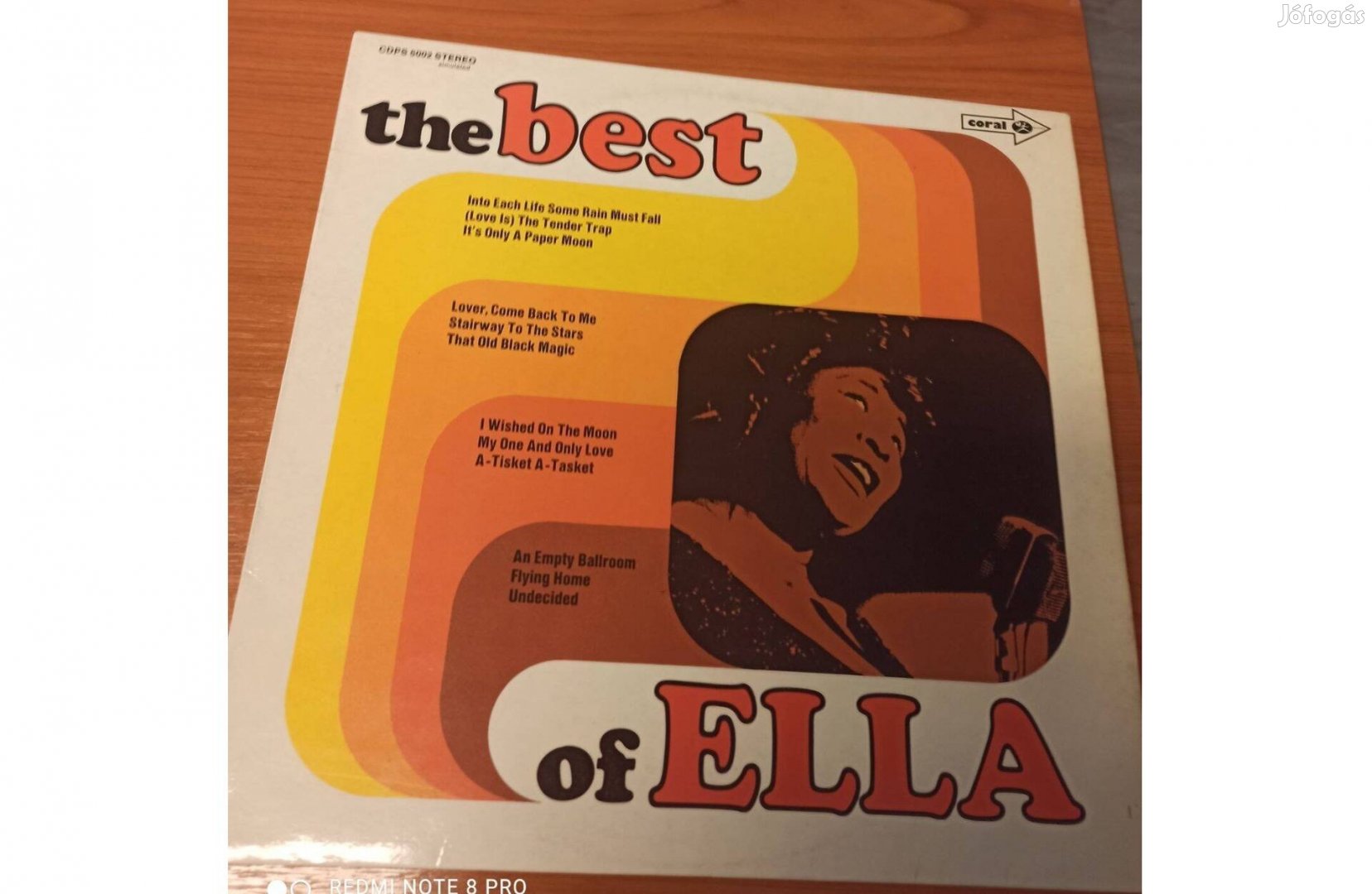 Ella Fitzgerald - The Best of Ella LP hanglemez (1969, német kiadás)