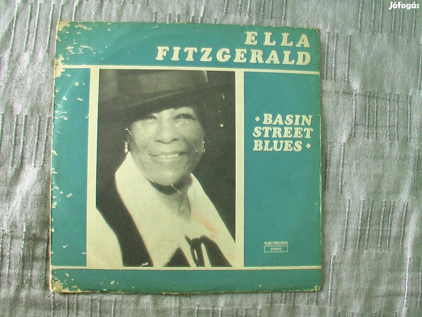 Ella Fitzgerald bakelit lemez, szép állapotban