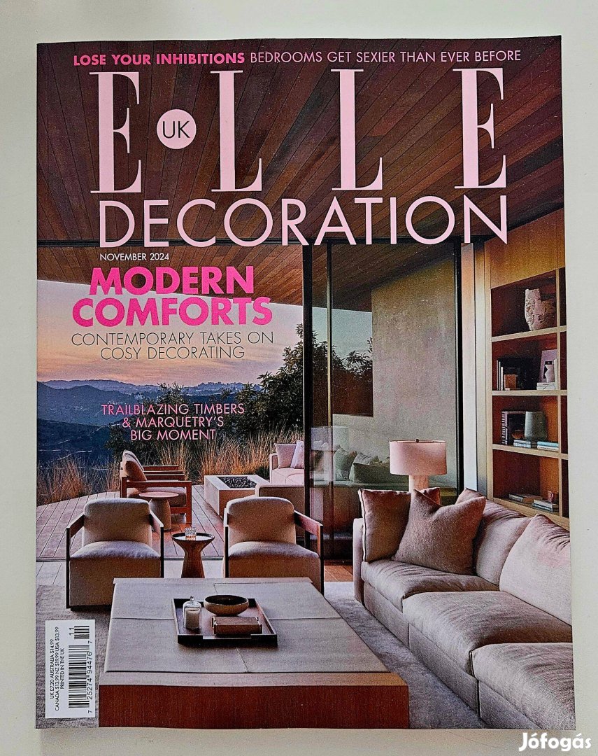 Elle Decoration UK lakberendezési magazin 2024/11